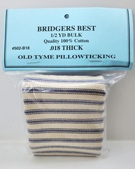 Bridgers Best Pillow Ticking Bulk 1/2 Yard 100% Cotton .018″ Muzzleloader Patch