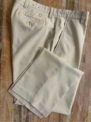 FootJoy Khaki Performance Golf Pants Men’s 36 X 32 FJ Stretch Lightweight Beige