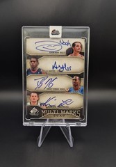 2009-10 SP Game Used Edition Multi Marks Quad Auto- Noah/Horford/Howard/Love /50
