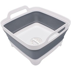 Collapsible Portable Kitchen Sink Dish Washing Basin Rinse Tub Camping Outdoor