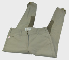 The Tailored Sportsman Trophy Hunter Women Pants Sz 30 Tan English Riding -Flaws