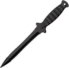 Cold Steel FGX Wasp Black Serrated Blade Fixed Knife – 92FMA