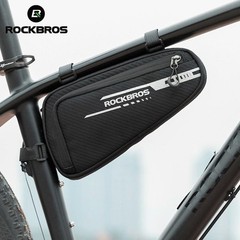 Rockbros 1.2lbicycle Bag Side Pockets Twill Toxturotube Triangle Bag Ride Withou