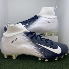 Nike Vapor Untouchable Pro 3 Men’s Molded Football Cleats Size 16 White Navy