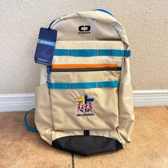 OGIO Alpha 20L Backpack Mojave Tan Teal Orange FCA Oklahoma A20298 NEW
