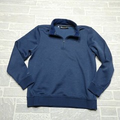 Under Armour Storm Coldgear Sweater Adult Medium Blue 1/4 Zip Fleece Sweatshirt