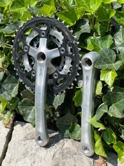 Shimano Deore LX Crankset FC-M563 175mm 42/32/22 Tooth Triple Mtb 90s