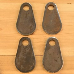 AR500 1/4″ Steel Shooting Targets 2″ Teardrops Set Of FOUR