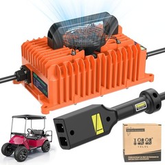 36 Volt 18 Amp Golf Cart Charger for EZGO TXT D Style Plug IP67 Waterproof