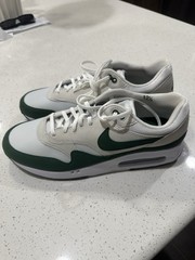 Nike Air Max 1 GOLF SHOES Size 12.5 Green/White