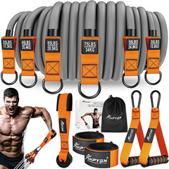 Heavy Resistance Bands, 300LBS Exercise Bands for Working Out, Fitness Bands wit