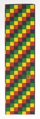 New Superior Rasta Check Skateboard Griptape – (1 Sheet)
