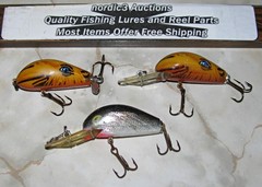Rebel Joe Camel Topwater and Humpy Cigarette Advertising Lures + One *C26-13