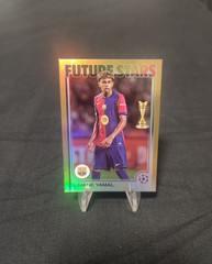 2024/2025 topps uefa club competitions lamine yamal gold /50 Future Stars, RC