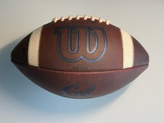 Rare University Of California Berkeley Golden Bears Leather Football