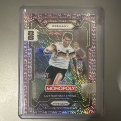 2026 Panini Prizm Monopoly World Cup Lothar Matthaus Purple Shimmer #03/50