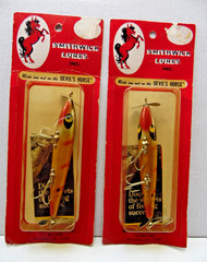 TWO NEW OLD STOCK SMITHWICK DEVILS HORSE LURES-IN PACKAGES