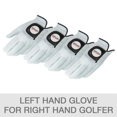 Kirkland Leather Golf Glove, Right Handed, 4-Pack