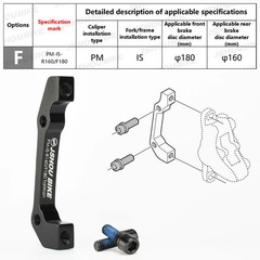 Bike Disc Brake Adapter PM IS Mount 140 160 180 203mm Rotor Converter