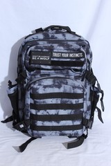 WOLFPAK Trust Your Instinct 35L Backpack Gray Black Camo NWOT