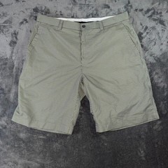 Mens 36 Callaway Golf Shorts Black Grey Lime Green Excellent Houndstooth Check
