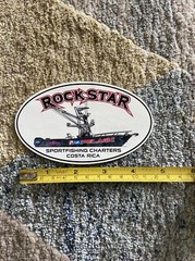 Pelagic Fishing Company Rock Star SportFishing Charters Costa Rica Authentic 5”