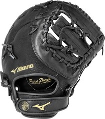 NWT Mizuno GFX102 Prospect 12.5″ First Base Glove Black Right Hand Throw