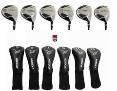 AGXGOLF MEN’S XS COMPLETE FAIRWAY UTILITY WOODS SET: GRAPHIT #3,5,7,9,11,13 WDS