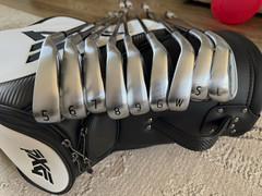 PXG Black Ops Irons 9pc Set 5-9, PW,GW,SW, LW Steel DG 95 Reg flex RH very good