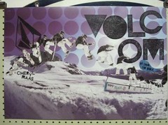 VOLCOM SNOWBOARD skateboard 2007 CHERYL MAAS POSTER Flawless New Old Stock