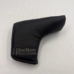 See More Golf Black Floating Grey Blade Putter Headcover Good RG1