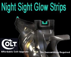 NIGHT SIGHT GLOW STRIPS for Colt Guns | Affordable Colt Gun Upgrade | FREE S&H