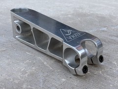 NOS Kooka CNC Machined Alloy 1″ Threadless Stem | 25.4×135 mm / Silver Ano