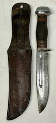 Remington UMC RH36 6-1/4” Fixed Blade Pre-WW2 Knife w/ Sheath Made In USA