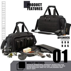RIVON 3 colors sports Bag Water-Resistant Tactical Gun Bag Handgun Shooting
