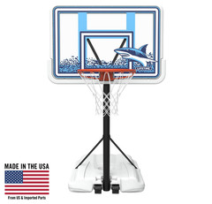 Lifetime 91187 Poolside Water Basketball 44 Inch Backboard Hoop Goal Net System