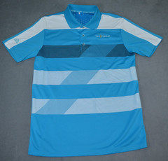 Adidas Climachill Polo Shirt Mens Medium Blue Short Sleeve The Players Golf