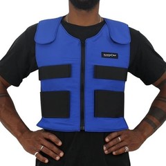 Glacier Tek Cooling Vest W/8 Cool Packs & 1 Mesh Bag One Size Fits Most READ DES