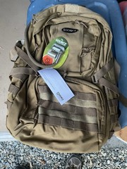 Source Patrol 30L Hydration Backpack Tan with 3L Bladder New With Tags