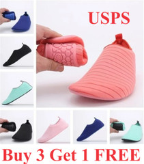 Swimming Shoes Solid Color Summer Beach Shoes Socks Sneaker Slippers