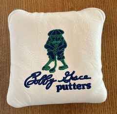 2026 BOBBY GRACE Large Mallet Putter Cover Durable Magnetic closure White