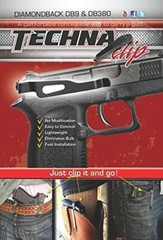 Techna Clip Concealable Gun Belt Clip Diamondback DB9 DB380 Right Side DBBR