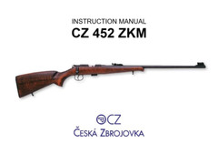 CZ 452 ZKM Rifle Owners Manual – NEW Comb Bound Copy