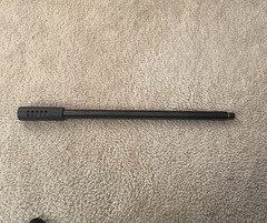 10/22 Midway BLUE HEAVY MATCH 18in BULL TARGET BARREL w add on muzzle break Comp