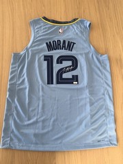 Ja Morant Signed Authentic Jordan Jersey Panini Authentic NBA Signed