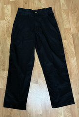 Tru-Spec Men’s Black Tactical Cargo Pants Solid Cotton Regular Size 30/30