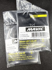 2-Pack! MAVIC UST Tubeless Presta Valves 35mm Removable Core NEW IN BAG V3560101