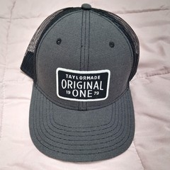 Taylormade Golf Mesh Hat Adult Grey Trucker Adjustable Snapback