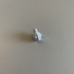 Single Replacement *Silver* Adidas SG Soccer Metal Stud/Cleat Soft Ground 8mm