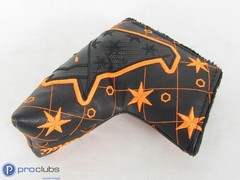 New! Bettinardi Black/Orange Stars Wizard Blade Putter Headcover – 511587